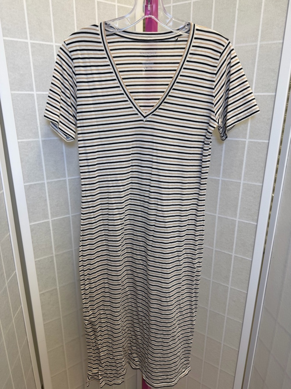 MM.LAFLEUR The Renee Dress - Thin Striped
Cotton - Picture 5 of 13